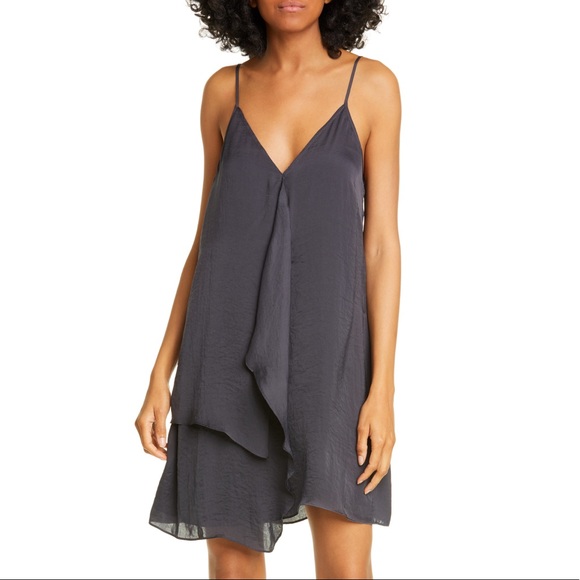 Brochu Walker Emmer Slip Dress - Ebony - Picture 1 of 9